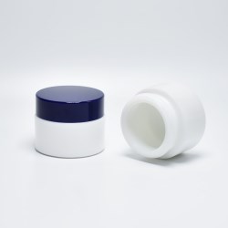 JG-AQ20 20ml Opal White Glass Jar